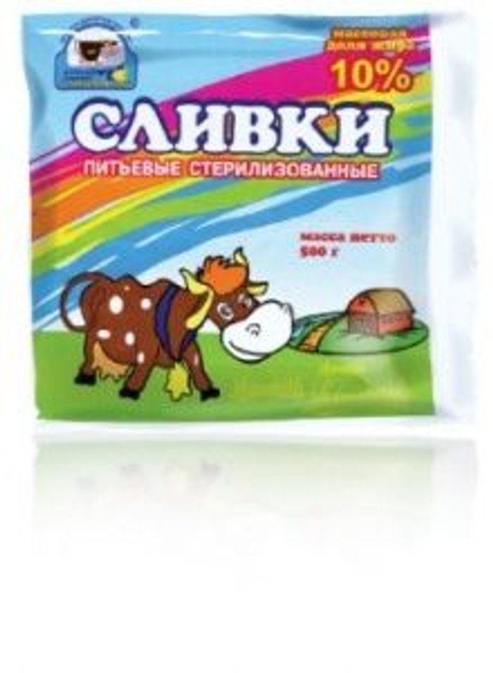 сливки стерил 10% МКС 500 г