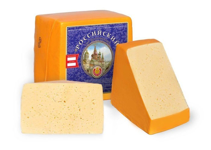 сыр Российский 50% Белебенский 100 гр