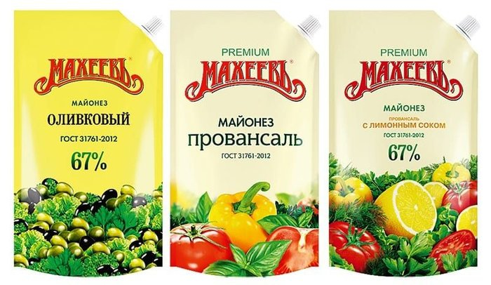 Майонез "Махеев в ассортименте" 190 гр