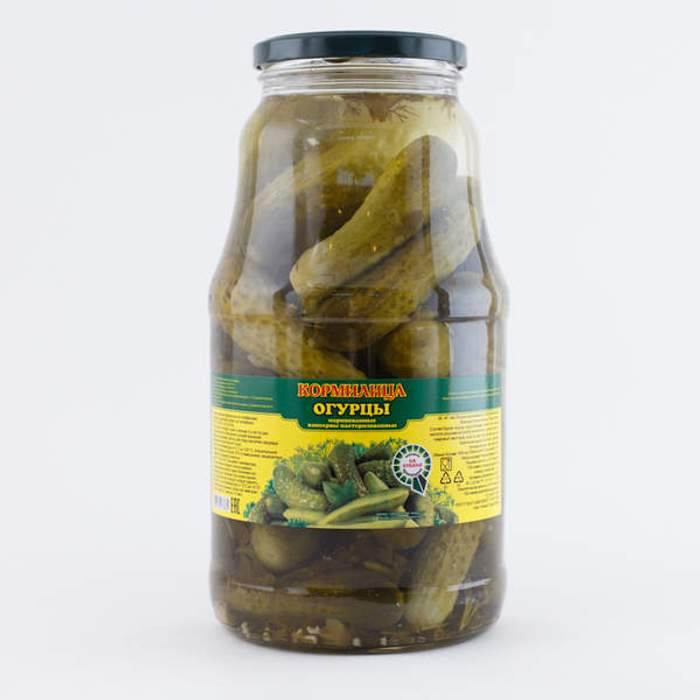 Огурцы маринованные Кормилица 0,7 л
