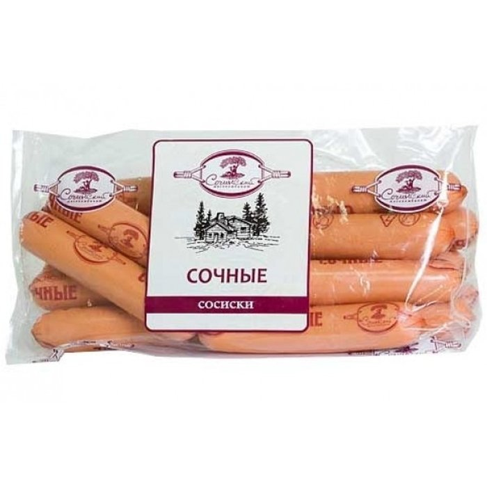 мясн.колб.изд. Вареное Сосиски Сочные ВМА "Сочинский мясокомбинат"