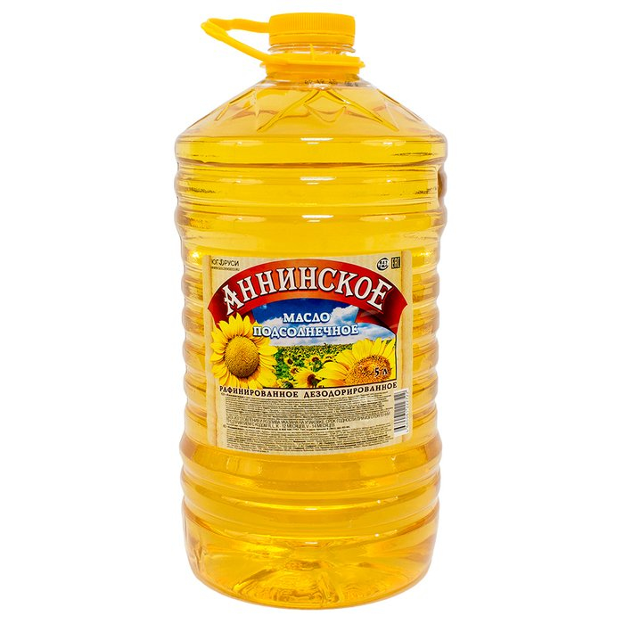 НЕТ НА СКЛАДЕ!Масло растительное Аннинское 5л.