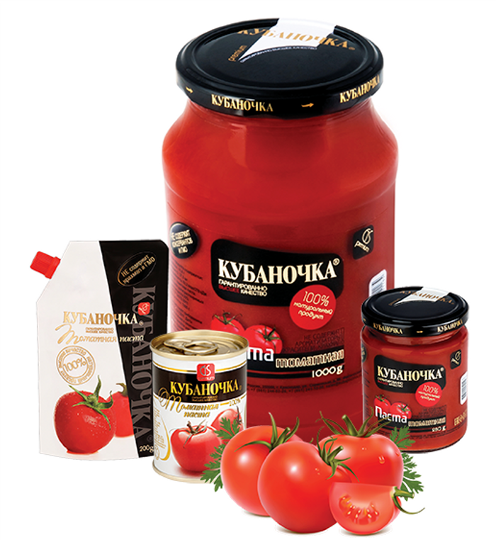 томат паста Кубаночка 2 л