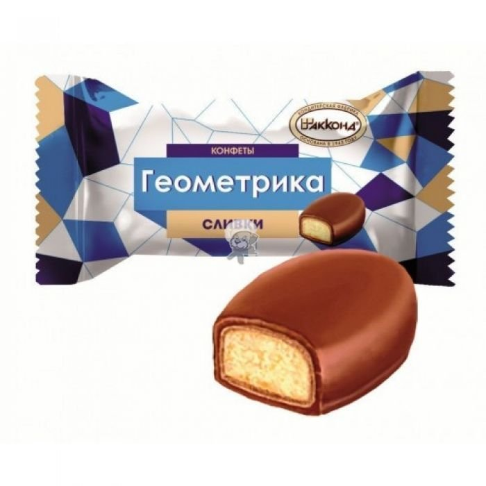 конфеты Геометрика топл.молоко 100 гр