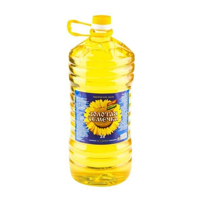 НЕТ НА СКЛАДЕ!Масло растительное Золотая Семечка 3л.