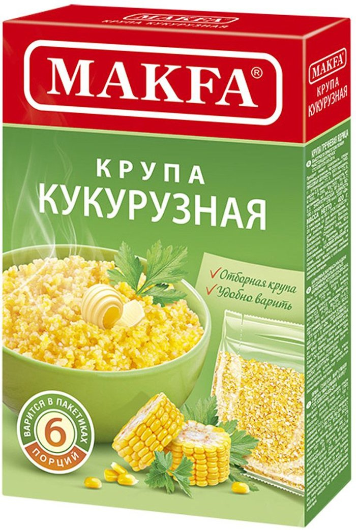 Макфа кукурузная вар. пакет 400 гр