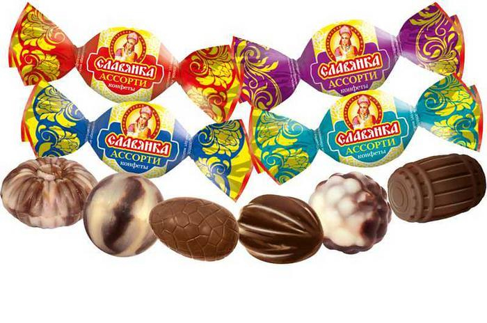 Конфеты Славянка ассорти