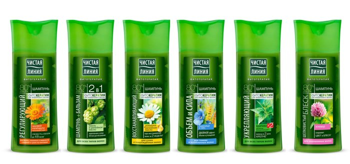 Чистая Линия шампугь 200 гр.