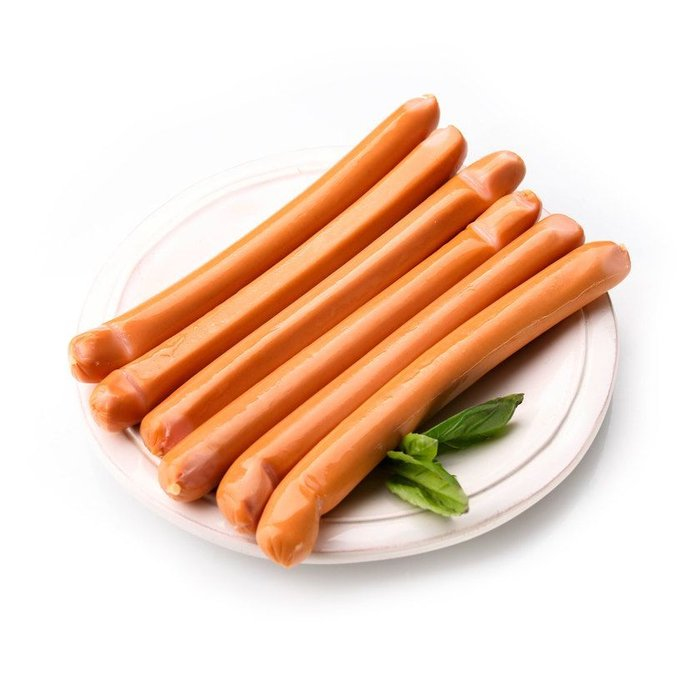 колбаски Баварские п/к в нат оболоч 100 гр Провизия