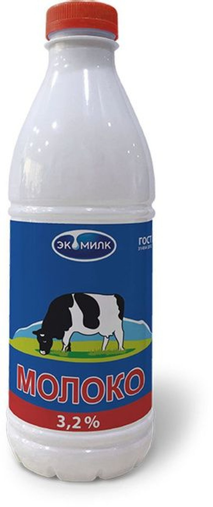 Молоко Экомилк 3,2% 0,93 бут.