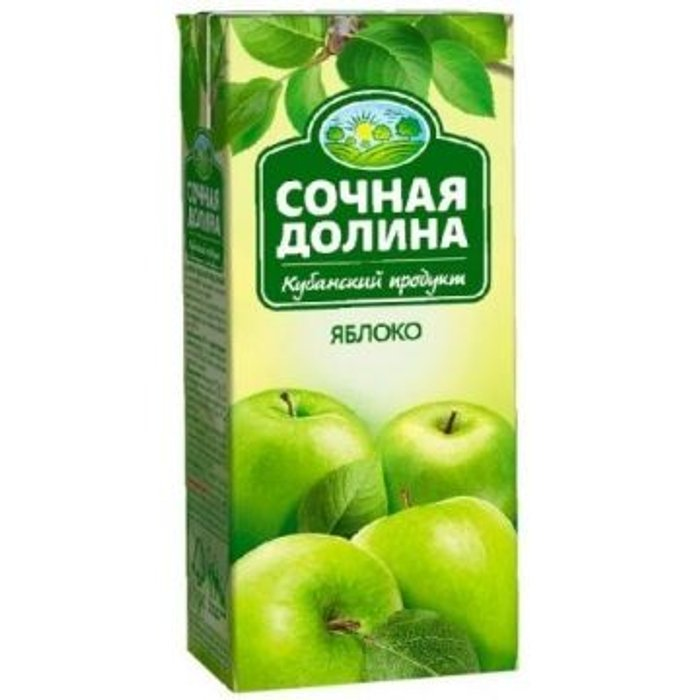 Сок Сочная долина 0,33л