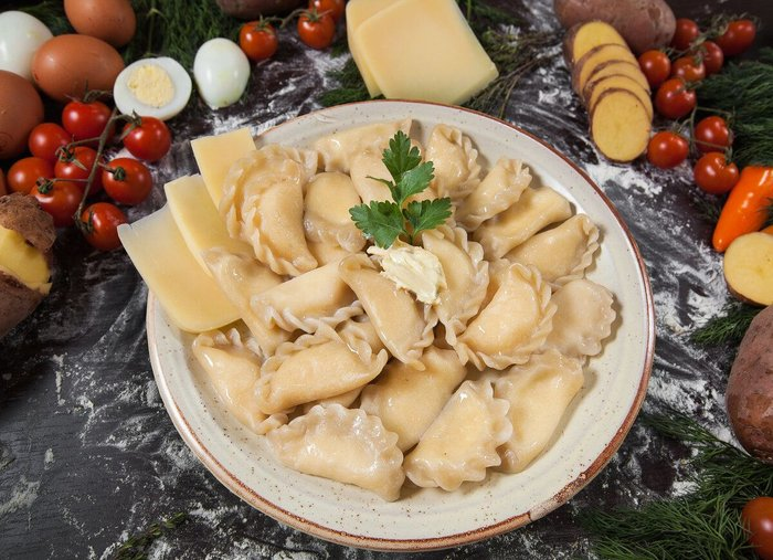 вареники с картошкой полуфабрикат 450 гр "ВАМ"