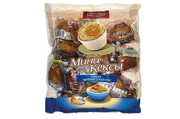 Мини кексы Бисквитики 200 гр