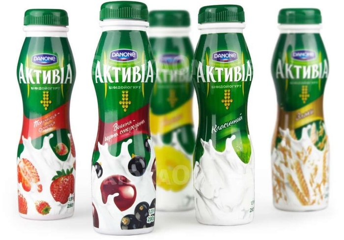 Активия натуральный био йогурт питьевой 260гр.