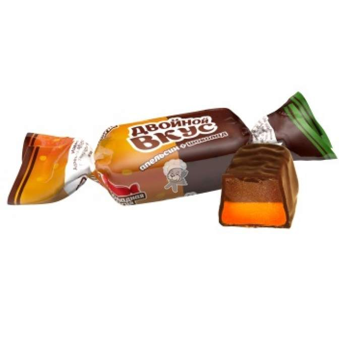конфеты двойной вкус