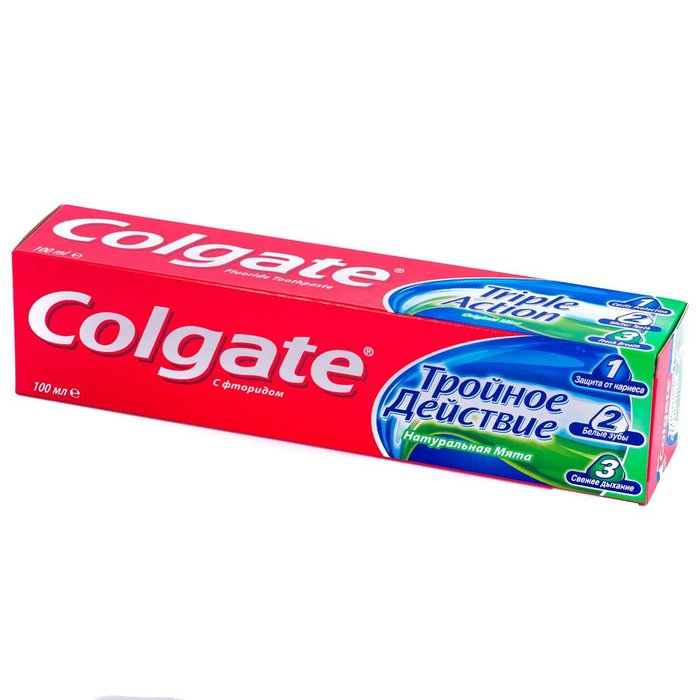 зубная паста Colgate 100 гр. Тройное действие