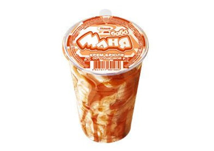 Баба Маня Крем-брюле /сгущ. 90 гр пласт. стакан