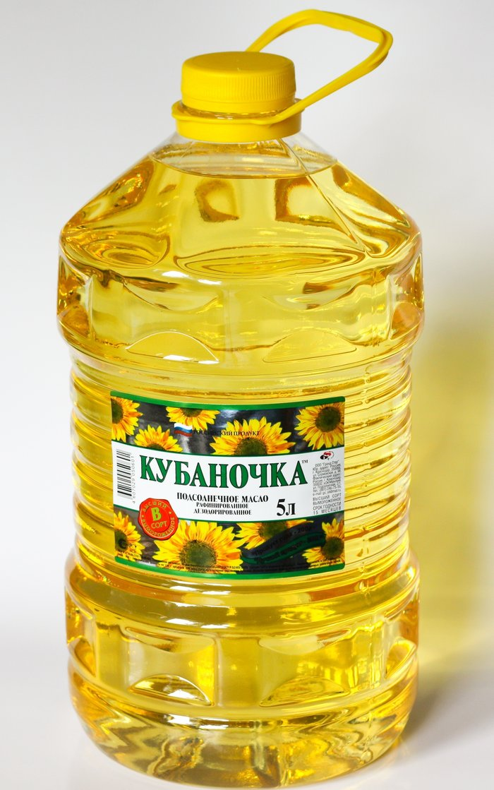 НЕТ НА СКЛАДЕ!Масло растительное Кубаночка 5л.