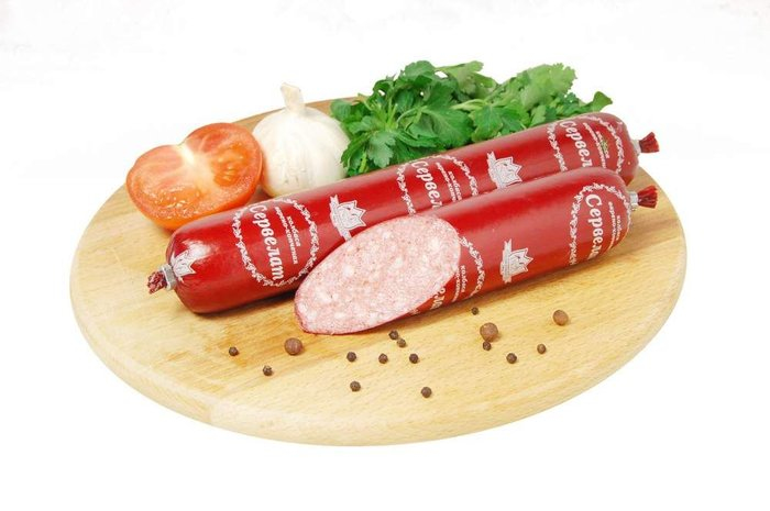 п/к Сервелат Дорожный Троицкий мск. 100 гр