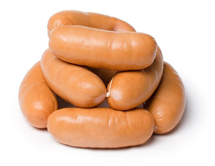 вар. Сардельки Троицкие с говядиной 100 гр.