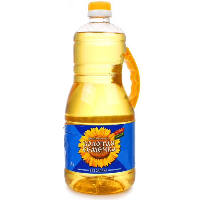 НЕТ НА СКЛАДЕ!Масло растительное Золотая Семечка 1,8л.