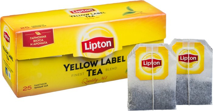 Чай "Липтон" в ассортименте 25 пактиков