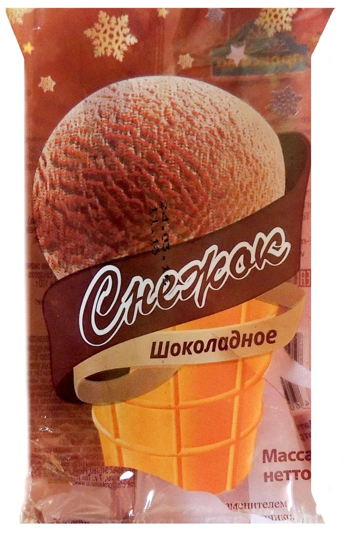 Снежок Шоколад. ваф. стакан. 65 гр