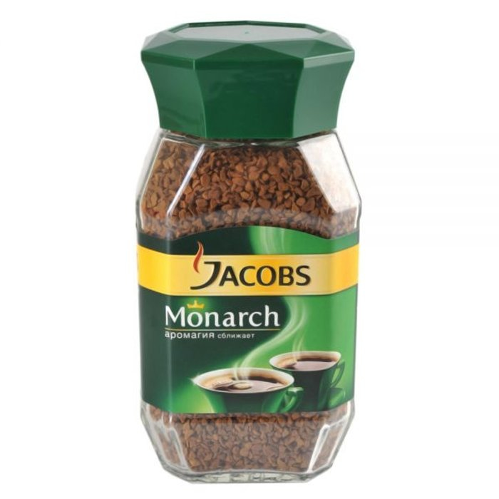 Кофе растворимый "Якобс Монарх" стекло 95 гр.