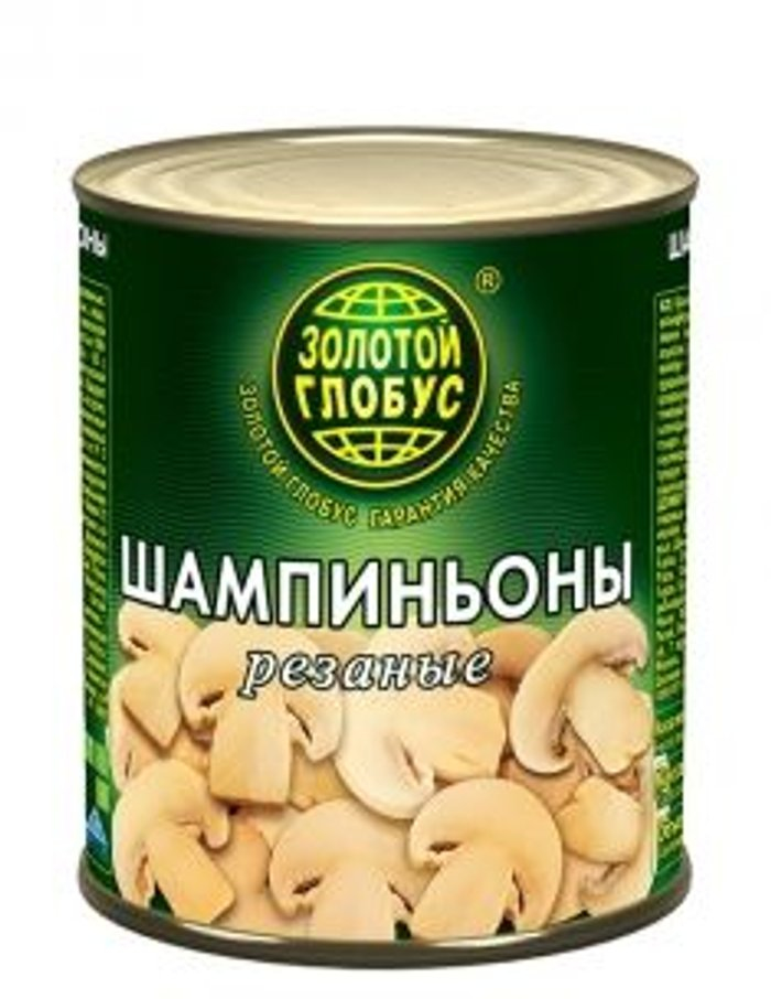 грибы золото глобуса шампиньон 850 мл