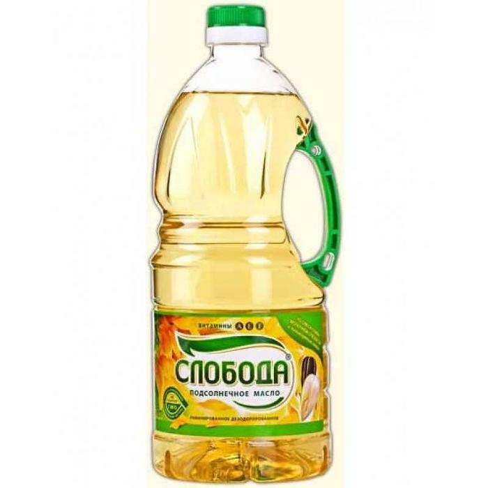 Масло растительное Слобода 1,8л.