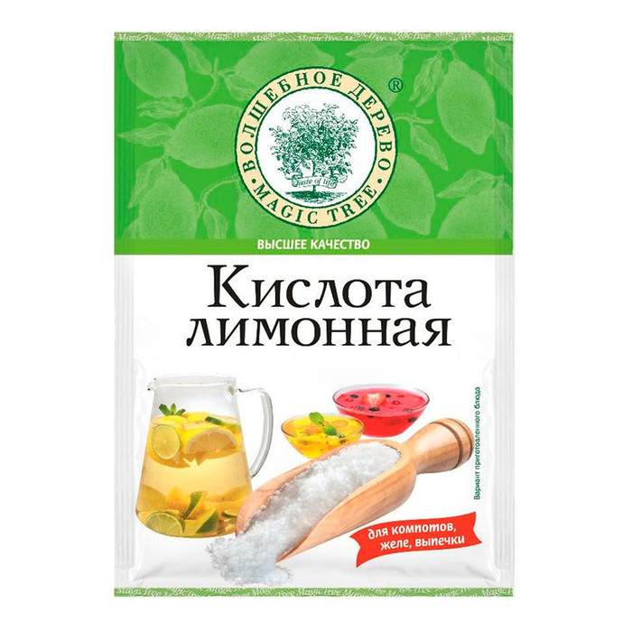 лимонная кислота 50 гр Волшебное дерево