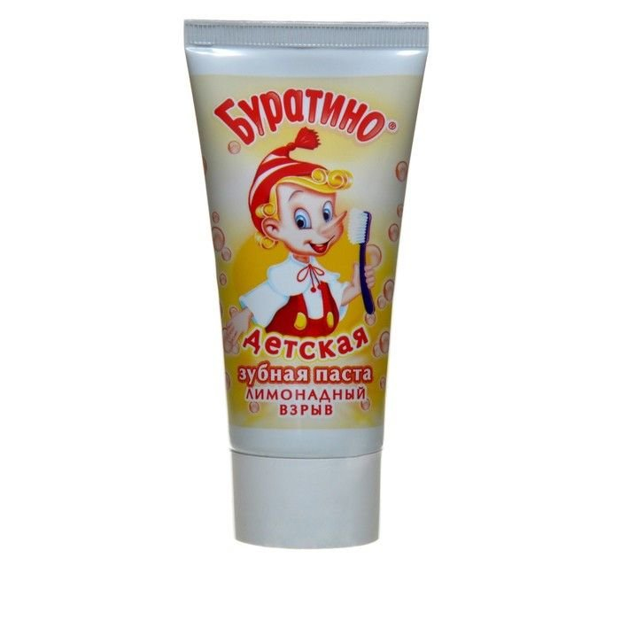 детская зубная паста Буратино 75 гр