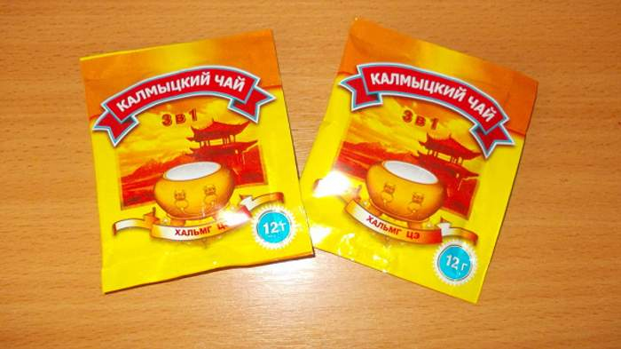калмыцкий чай 3 в 1