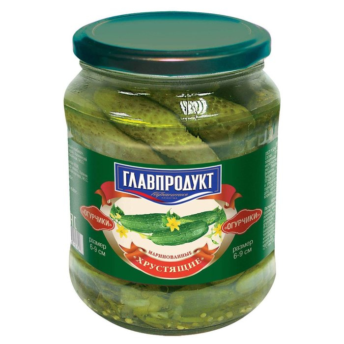 огурчики хруст.марин. (6-9 см) ГлавПродукт 0,68