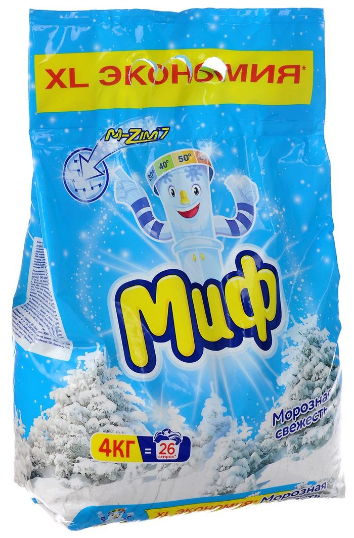 Миф стирал. порошок 4 кг
